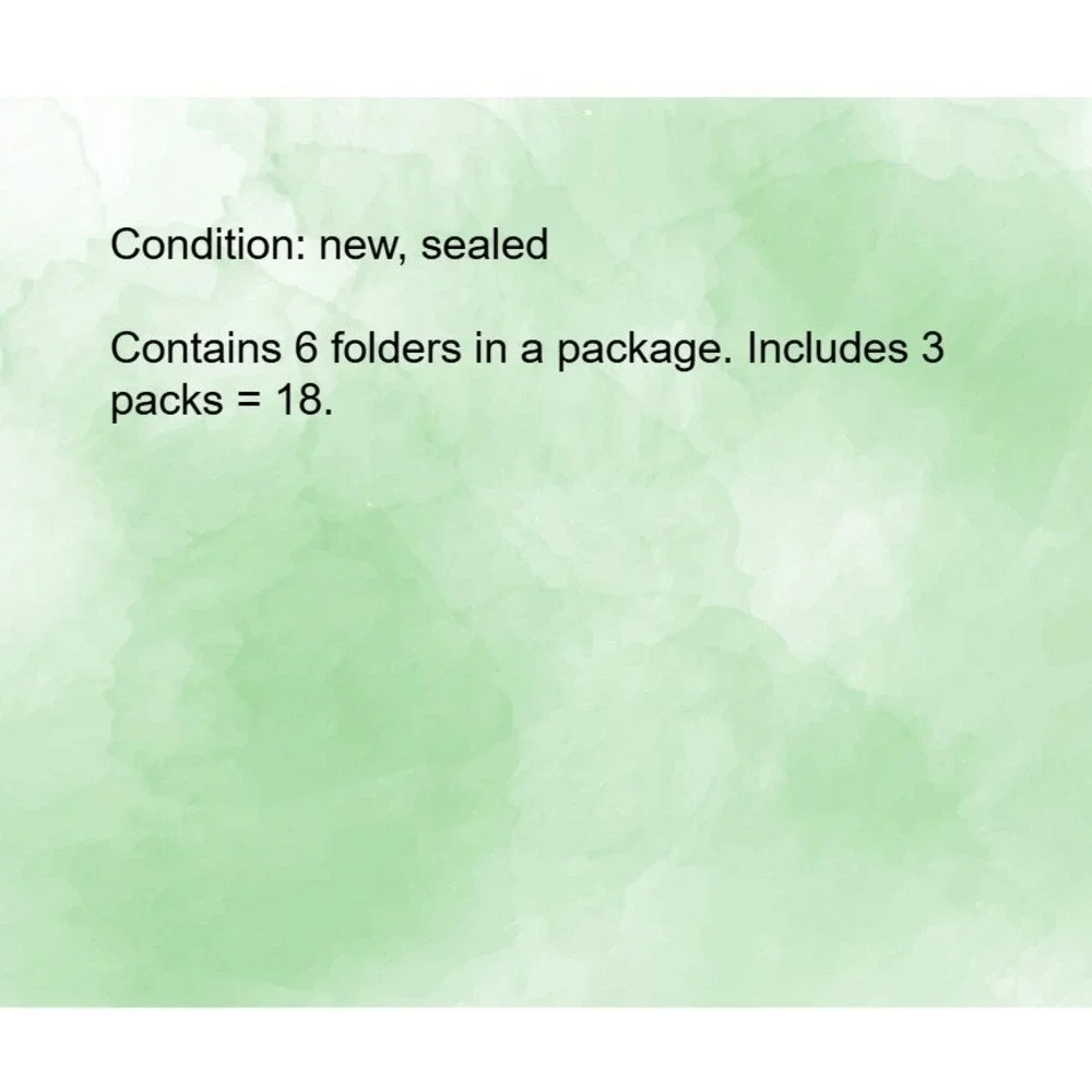 3PK x 6PCS JAM Paper Primary Colors POP Plastic Folders 9.5x11.5 Plastic‎